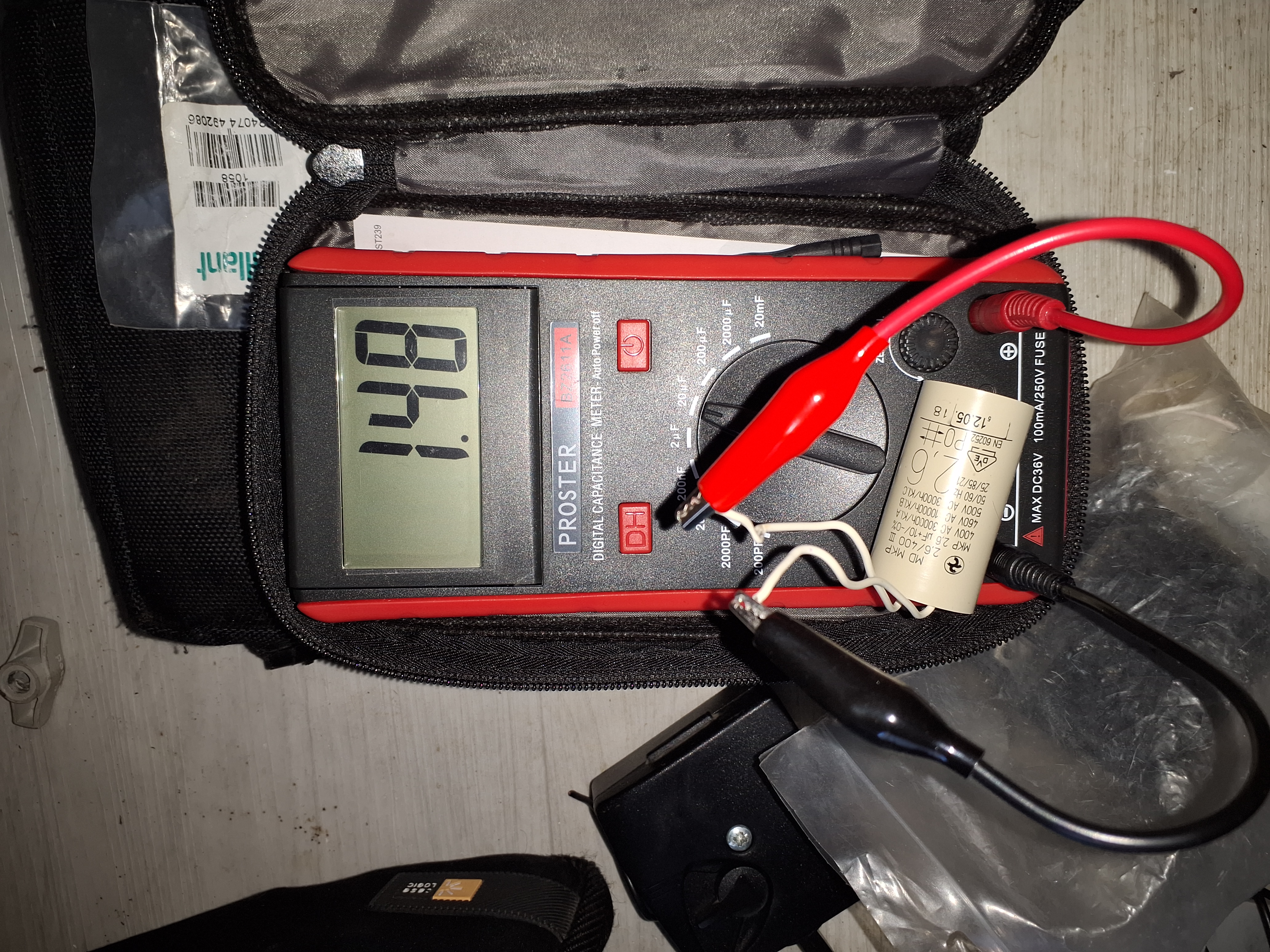 Intervention gaz — condensateur (1)