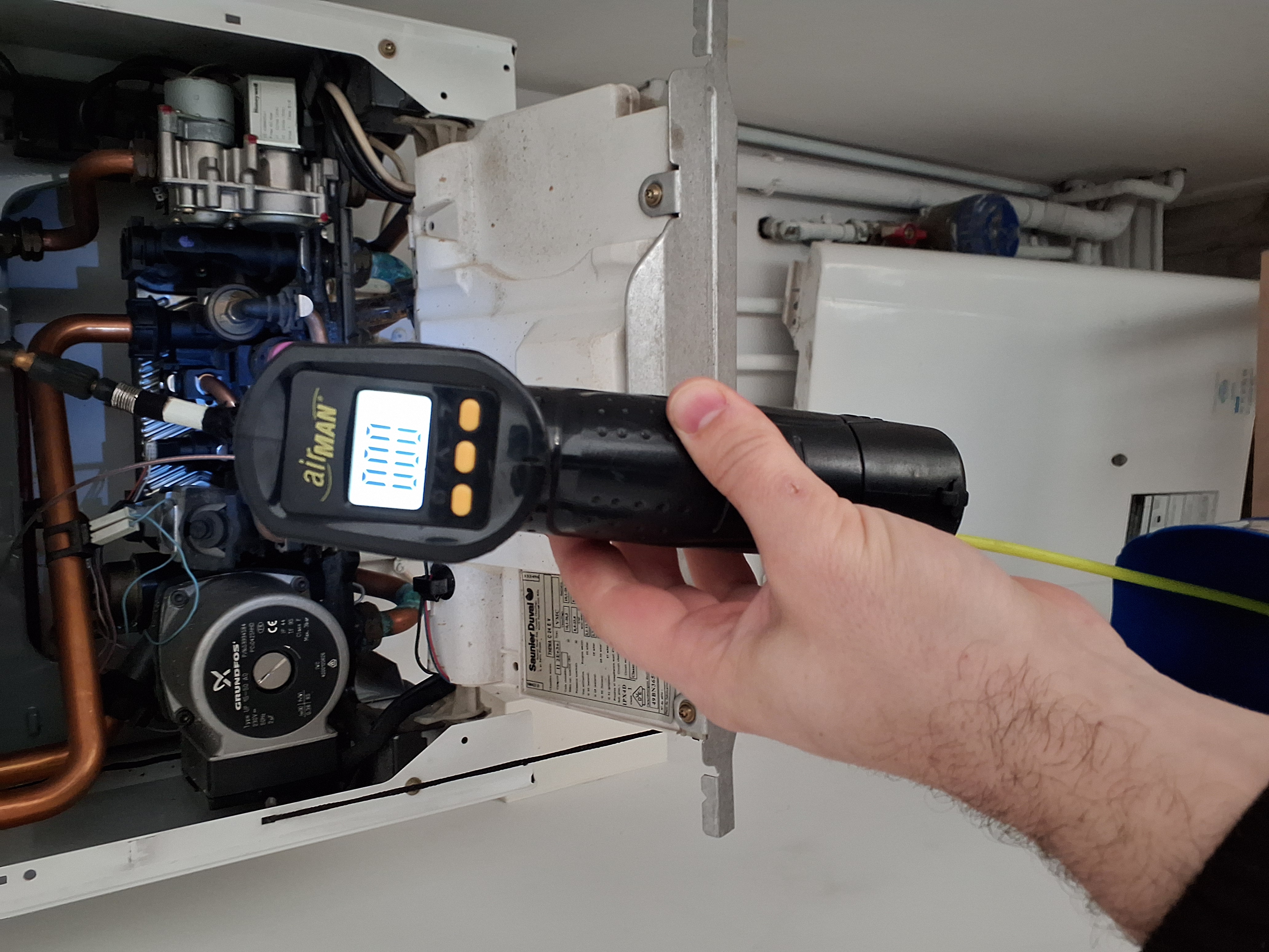 Intervention gaz — défaut de pression (1)